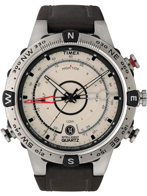 TIMEX Analogt ur  beige / brun