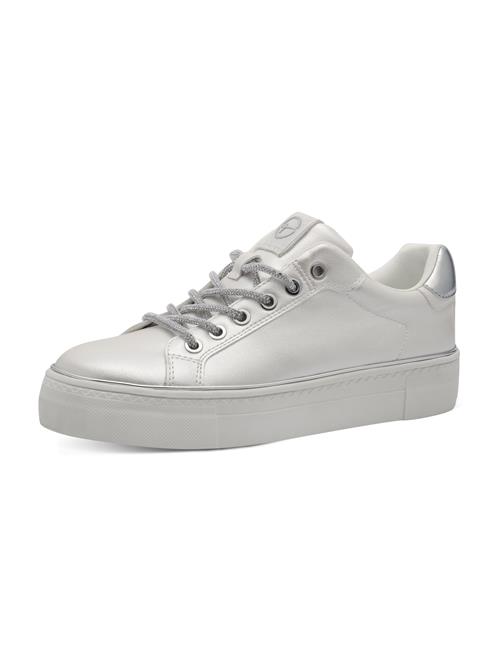 Tamaris Sneaker low  sølv / perlehvid