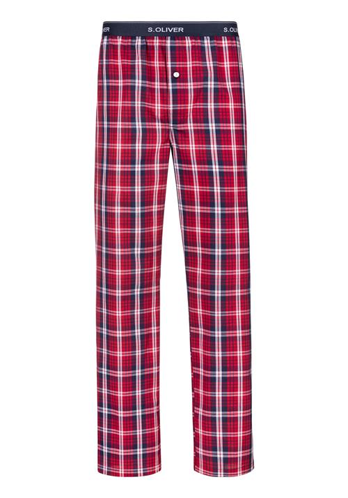 s.Oliver Pyjamasbukser  marin / rød / hvid