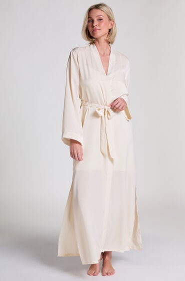 Hunkemöller Satin kimono Hvid
