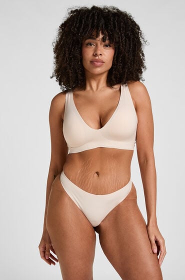 Hunkemöller Super Comfort Thong Beige