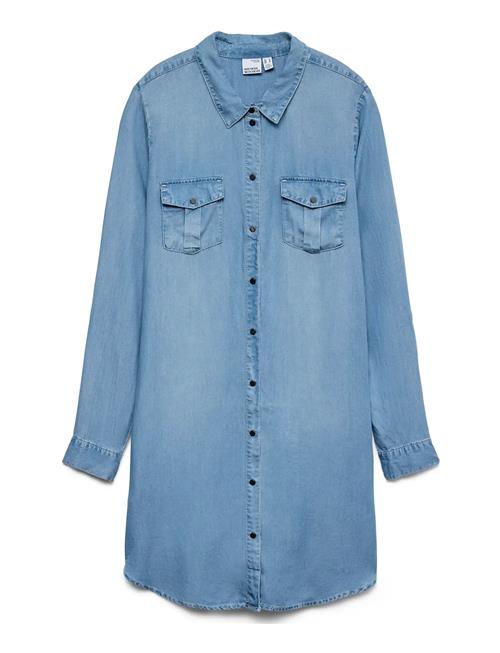Vero Moda | Vmsigga Ls Short Dress Lt Bl Ga Noos | S