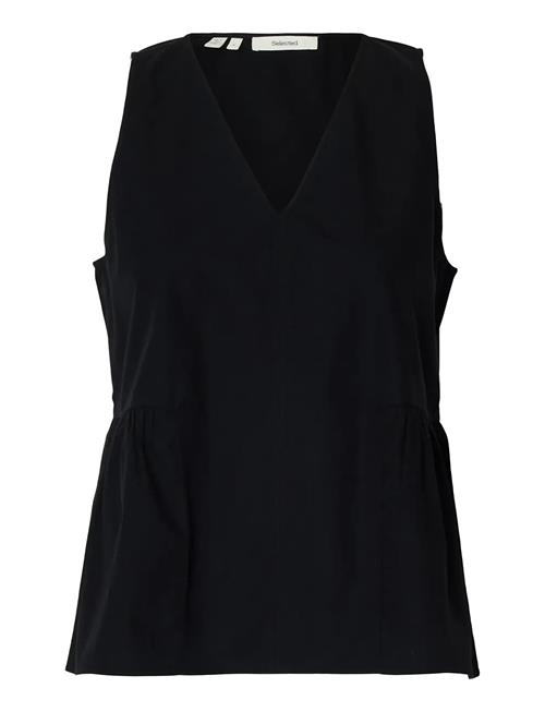 Selected | Slwblair Sl V-Neck Peplum Top Noos | 36