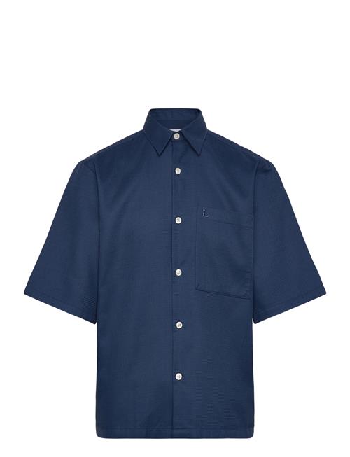 Lindbergh | Solid Dobby Cotton Shirt S/S | L