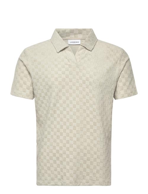 Lindbergh | Checkered Towel V-Neck Polo S/S | S