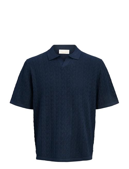 Jack & Jones | Jortyler Knit Ss Split Neck Polo Sn | XXL