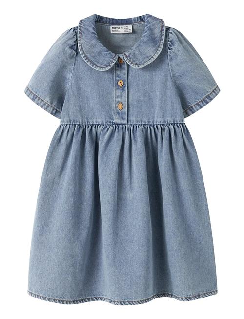 name it | Nmfpoppy Dnm Dress 5011-Ov H | 98