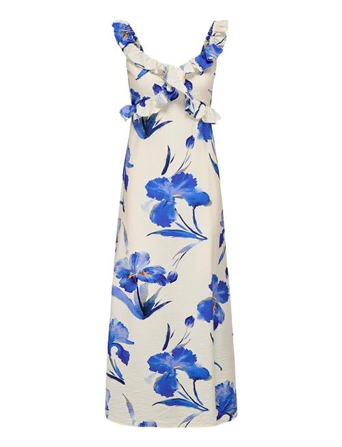 ONLY | Onlhyaci S/L Frill Long Aop Dress Wvn | L