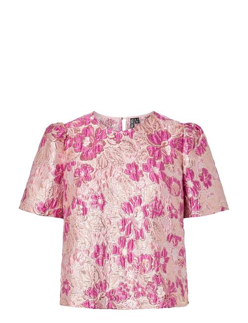 Pieces | Pcamelia Ss Jaquard Top D2D Pp | M