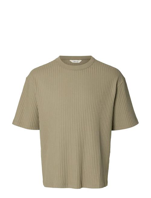 Selected | Slmrelaxsimon Ribbed Ss Tee | L