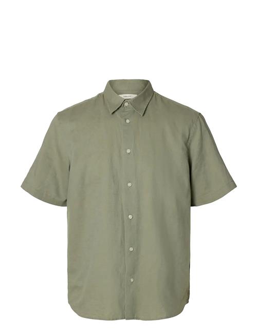 Selected | Slmregclaus Clay Linenblend Ss Sht Noos | M