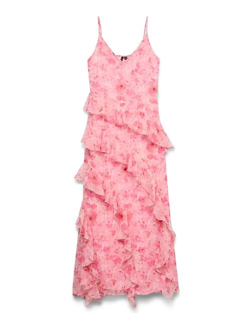 Vero Moda | Vmsmilla Sl Long Frill Dress Wvn Noos | L