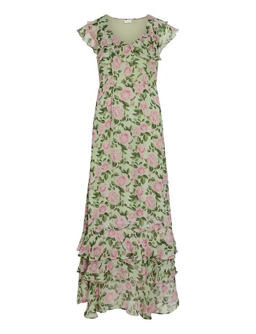 Vila | Vimarigold C/S V-Neck Maxi Dress/Dc/Ka | 42