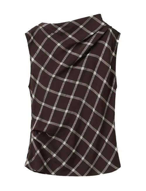 Mango | Fitted Top With Draped Neckline | S