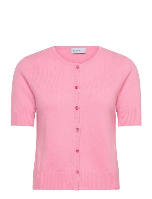 Davida Cashmere | Short Sleeve Boxy Cardigan | L