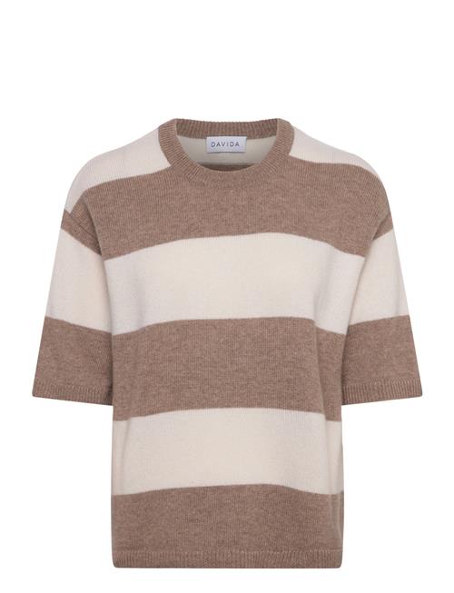 Davida Cashmere | Boxy T-Shirt Striped | M