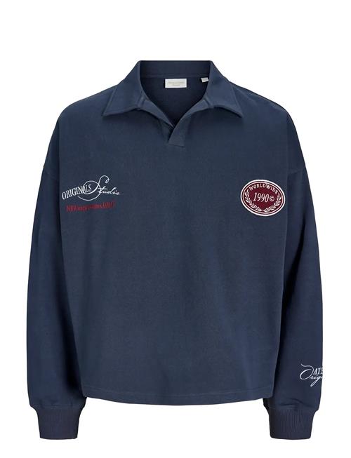 Jack & Jones | Jorsavona Sweat Split Neck Badge Ls Polo | M