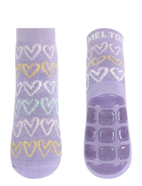 Melton | Doodle Heart Socks - Anti-Slip | 20/22