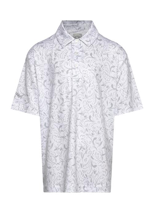 Callaway | Floral Print Polo | L