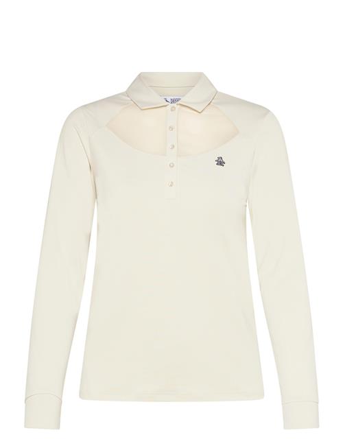 Original Penguin Golf | Long Sleeve Polo With Power Mesh Yoke | S