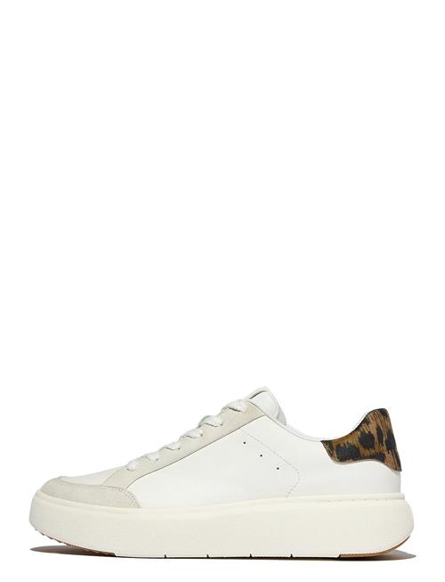 FitFlop | Rtg Leopard-Backtab Leather/Suede Sneakers | 37