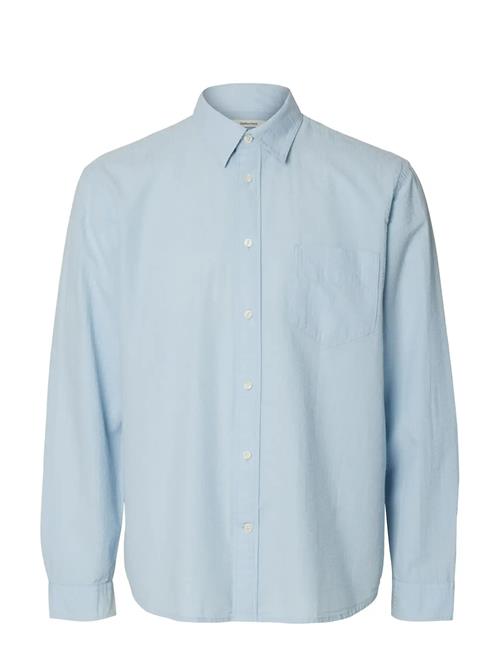 Selected | Slhregfreddie Solid Seersucker Ls Shirt | S