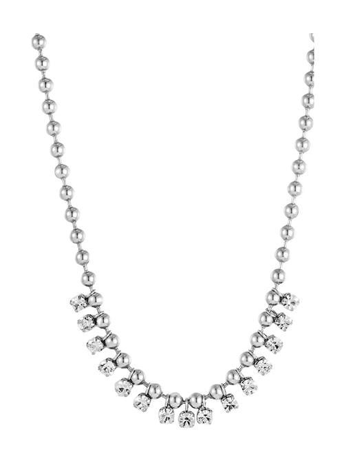Bud to rose | Ice Ballchain Necklace Silver | ONE SIZE