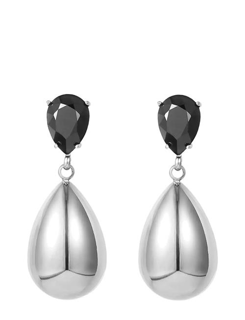 Bud to rose | Destiny Drop Earring Black/Silver | ONE SIZE