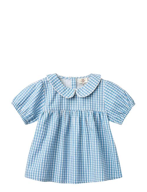 Copenhagen Colors | Houndstooth Blouse W. Collar | 128