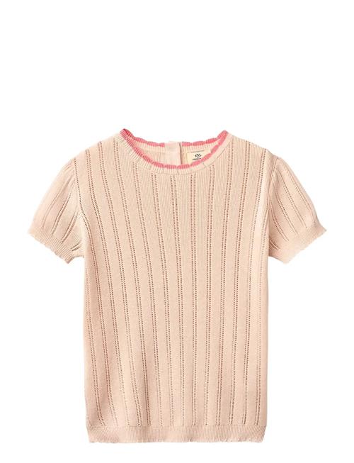 Copenhagen Colors | Knitted Pointelle Ss Blouse | 116