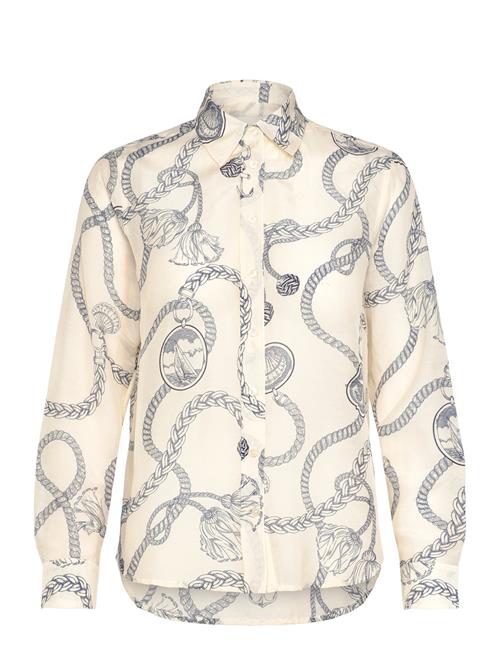 GANT | Reg Sailing Print Cot Silk Shirt | 40