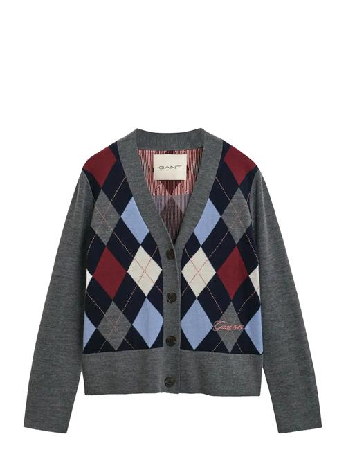 GANT | Argyle V-Neck Cardigan | M
