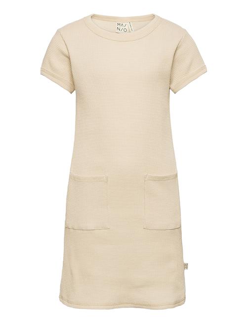 Mainio | Waffle Dress, Angora | 86-92