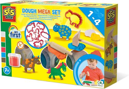 SES Creative Mit Første Sæt Med Legedej Og Værktøjer 2-4 Y      unisex