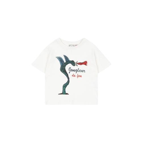 Konges Sløjd RHW X KS Jongleur Tee Antique White 4 Y    4 år  mand