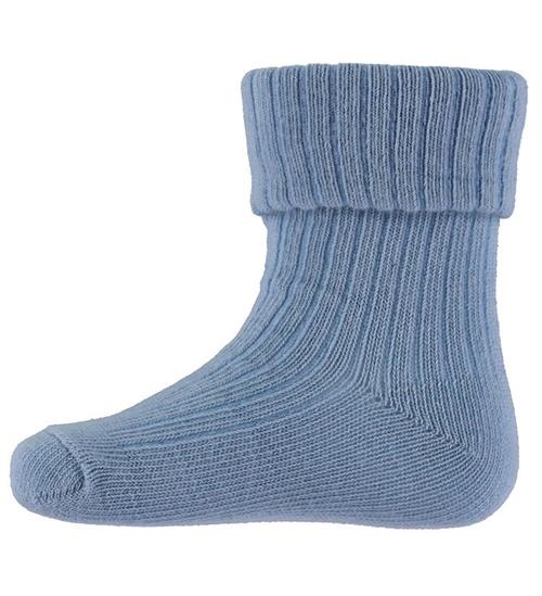 Name It Strømper - Rib - NbmNobbu - Blue Fog