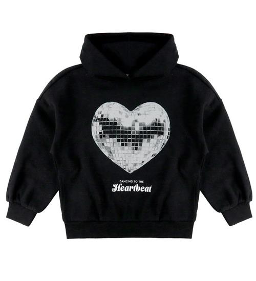 Kids Only Hættetrøje - KogMarita - Black/Heart