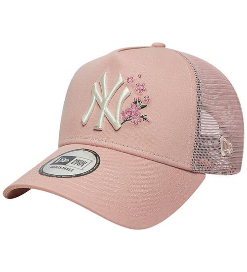 New Era Kasket - Trucker - NY Yankees Floral - Pastel Pink