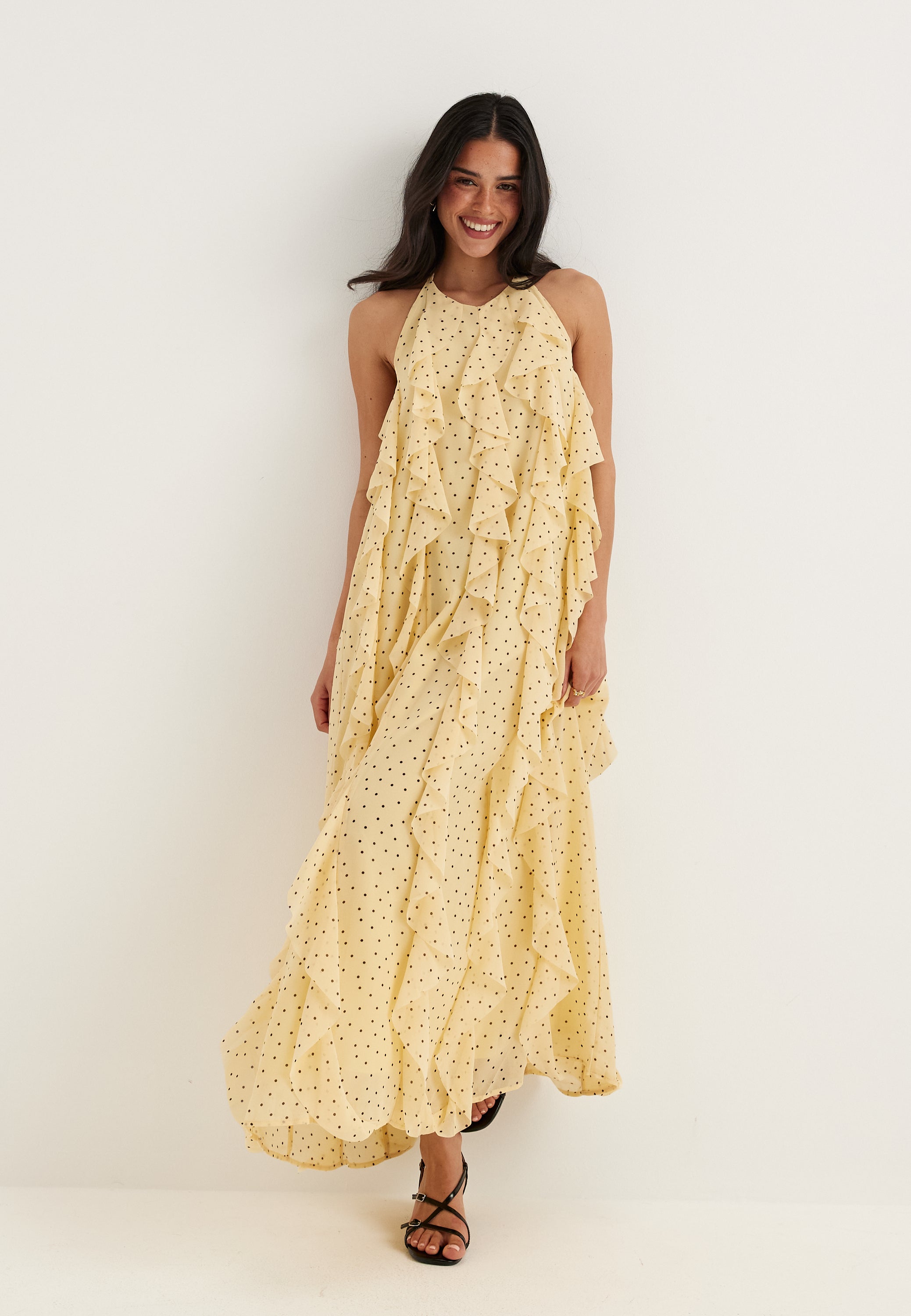 YAS Yasfinillo Halterneck Long Dress