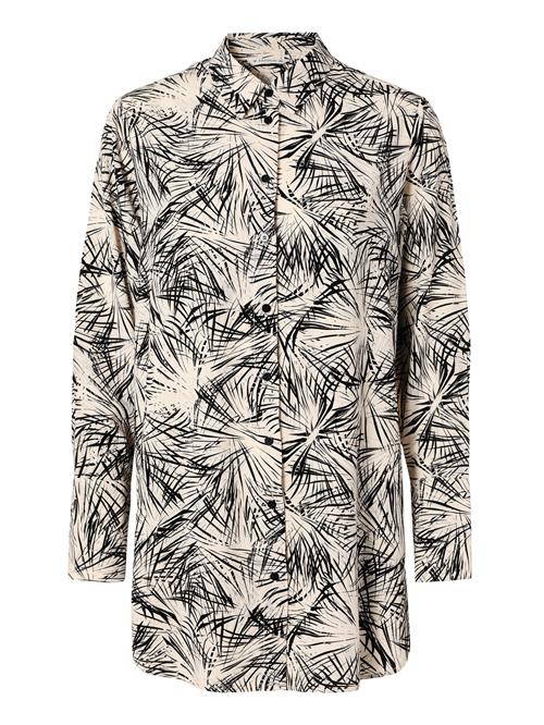 TATUUM Bluse 'Malibu 3'  grafit / sort / naturhvid