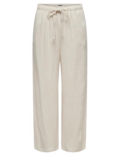 ONLY | Onlsiesta Mw Pull-Up Linen Bl Pnt Noos | S x 32