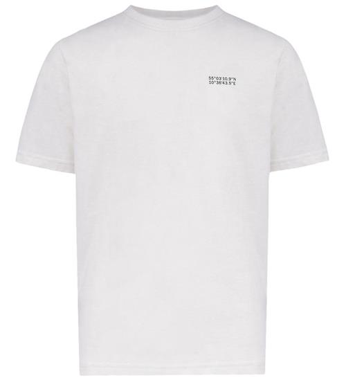 Hound T-shirt - HdAnton - City Back Print - Bone White/Green m.