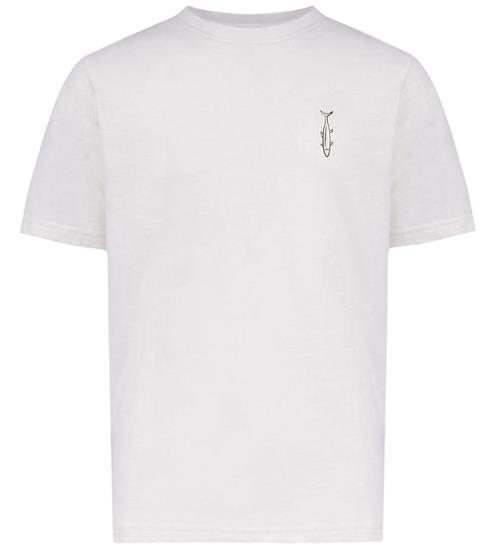 Hound T-shirt - HdAnton - City Back print - Bone White/ Brown