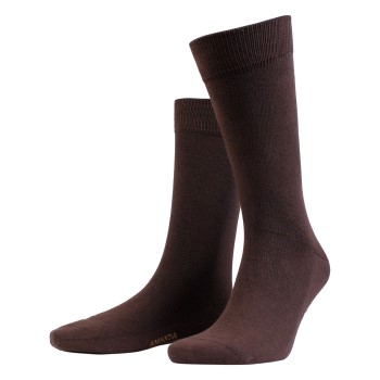 Amanda Christensen Strømper True Combed Cotton Sock Mørkbrun  Str 39/42