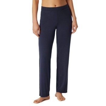 Schiesser Mix and Relax Long Modal Pants Marlene Mørkblå modal 48 Dame