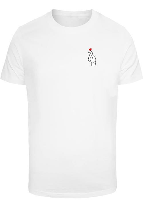 Mister Tee Bluser & t-shirts 'Love Sign 2.0'  rød / sort / hvid