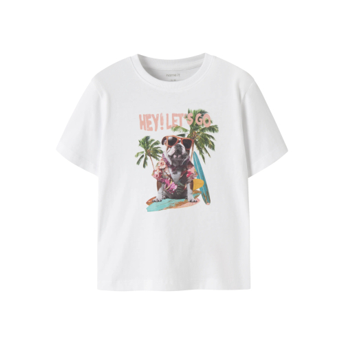 NAME IT T-shirt Voto Bright White