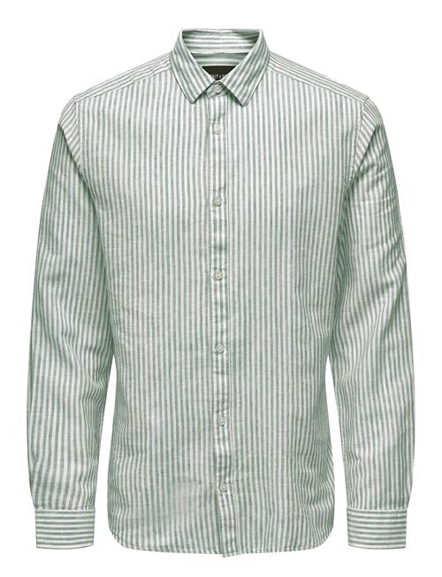 ONLY & SONS | Onscaiden Life Ls Stripe Linen 660 Noos | L
