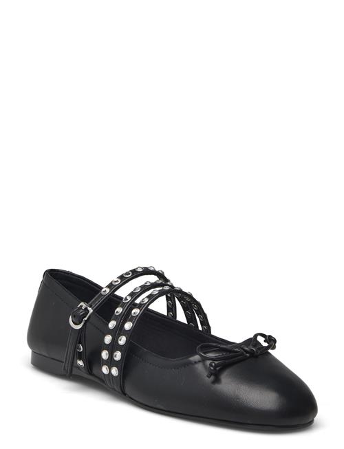 Mango | Studded Ballet Flats With Straps | 38