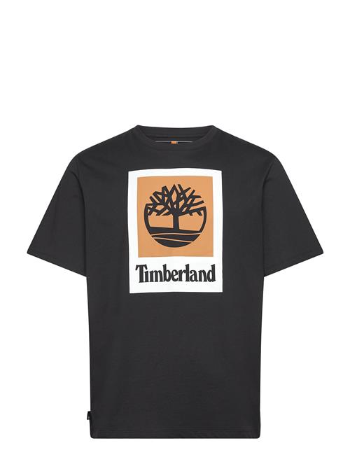 Timberland | Stack Logo Colored Short Sleeve Tee Black | S